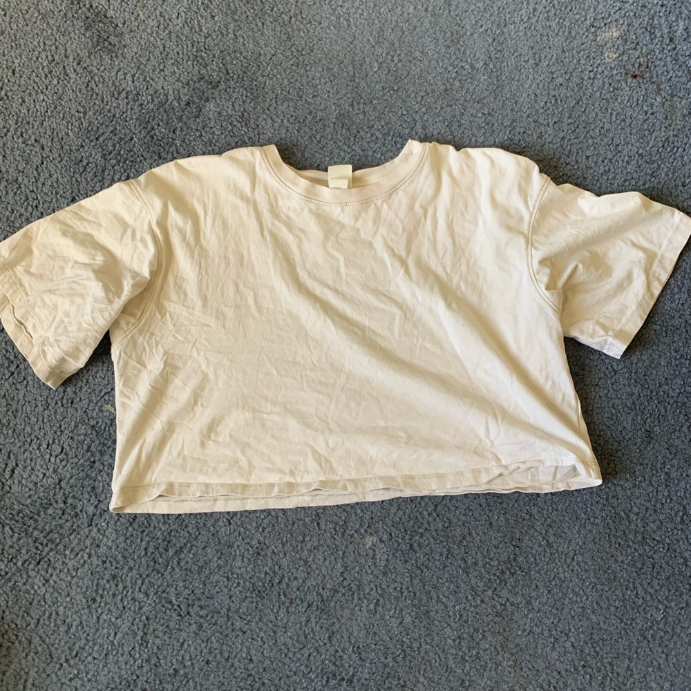 H&M, natural dye, m, cream